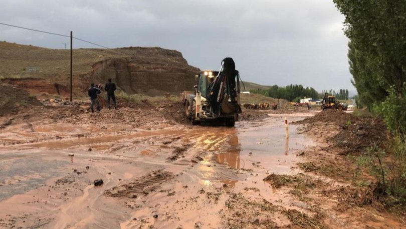 Kars ta sağanak yağmur etkili oldu!