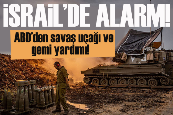 ABD, İsrail i korumak için savaş uçakları ve gemiler gönderiyor!