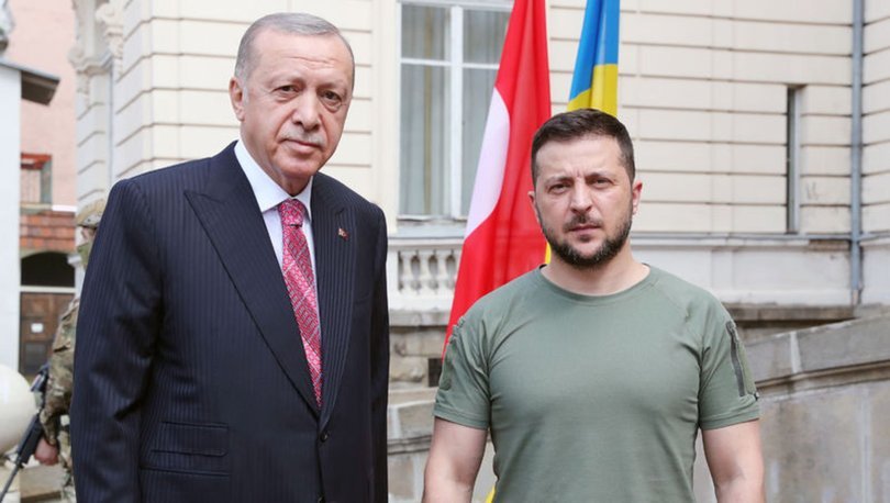 Cumhurbaşkanı Erdoğan Zelenskiy ile görüştü