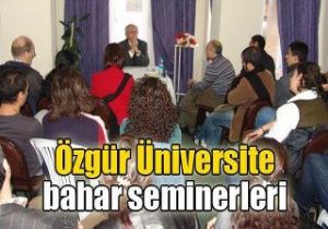 Özgür Üniversite Ders Başı Yapıyor!