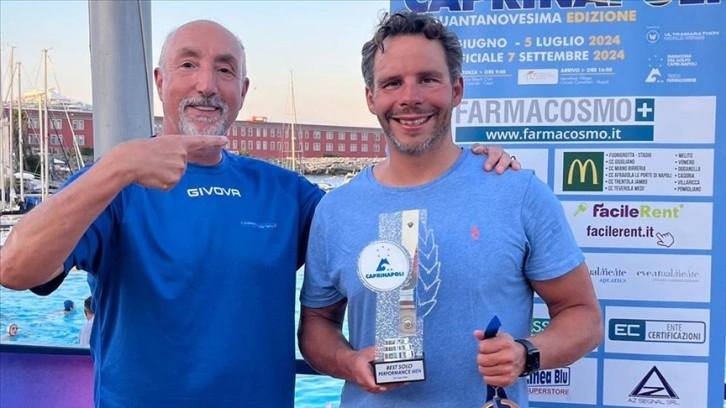Türk yüzücü Emre Erdoğan Napoli de maraton birincisi oldu