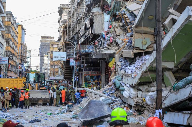 Tanzanya da 4 katlı bina çöktü: 13 ölü, 26 yaralı