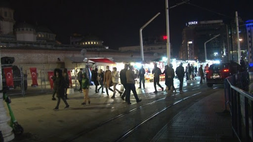 Taksim kısıtlama sonrasında da değişmedi