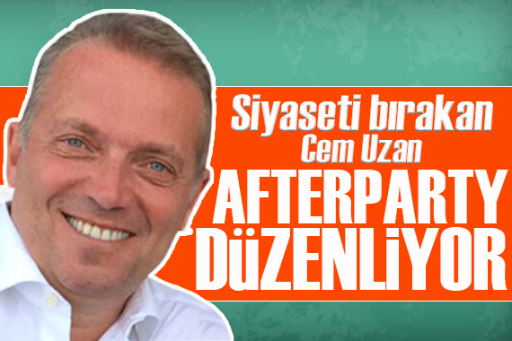 Cem Uzan ödüllü Afterparty düzenliyor!