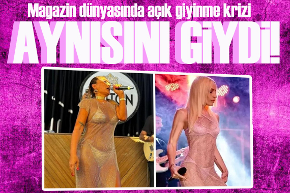 Demet Akalın Gülşen i eleştirdi aynısını giydi! Altımdaki don olmadığı...