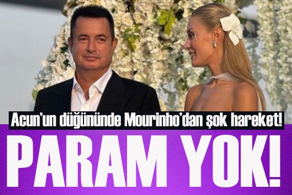 Mourinho dan Acun un düğününde para isteyen çocuğa şok cevap!