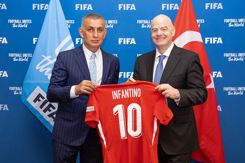 İbrahim Hacıosmanoğlu ve Gianni Infantino bir araya geldi