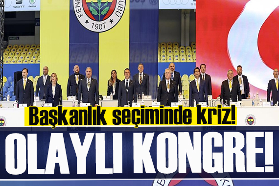 Fenerbahçe de seçim olaylı başladı! Aziz Yıldırım kongreyi terk etti!