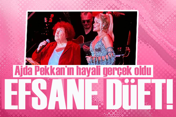 Ajda Pekkan ve Selda Bağcan birlikte türkü söyledi