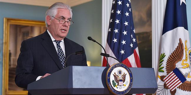 ABD Dışişleri Bakanı Tillerson Irak ta