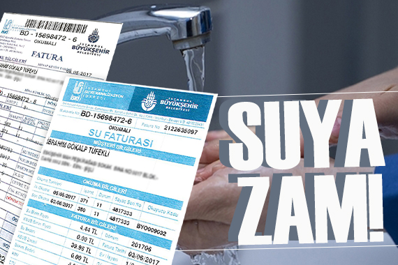 İstanbul da su fiyatları yüzde 100 zamlandı