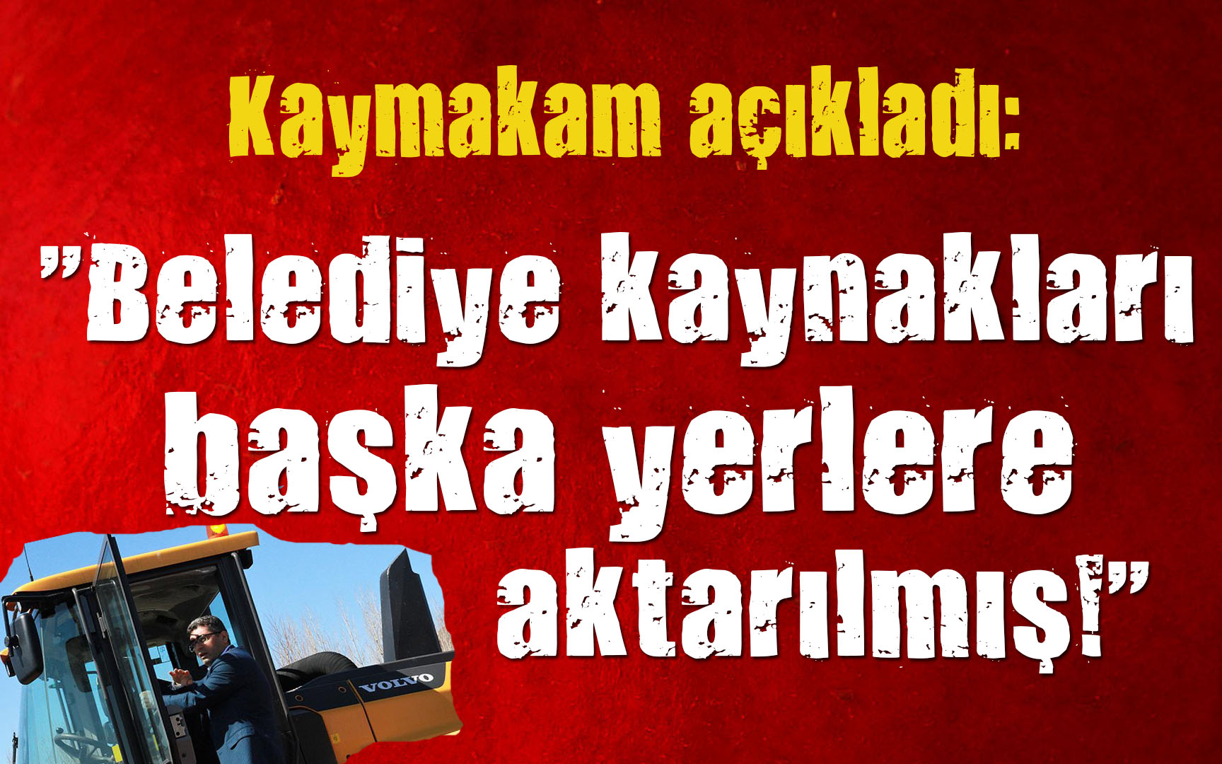 Kaymakam açıkladı