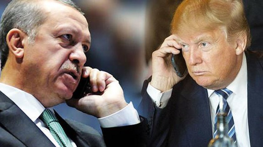 Erdoğan, Trump ile görüştü