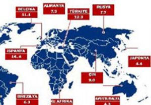 İşte Dünyanın İşsizlik Haritası 