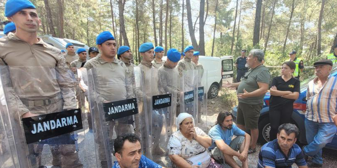 Akbelen de jandarma köylüler ve çevrecileri gözaltına aldı