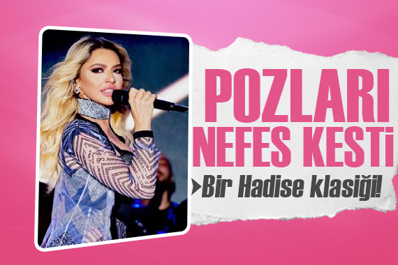 Hadise nin göğüs dekoltesi gündem oldu!