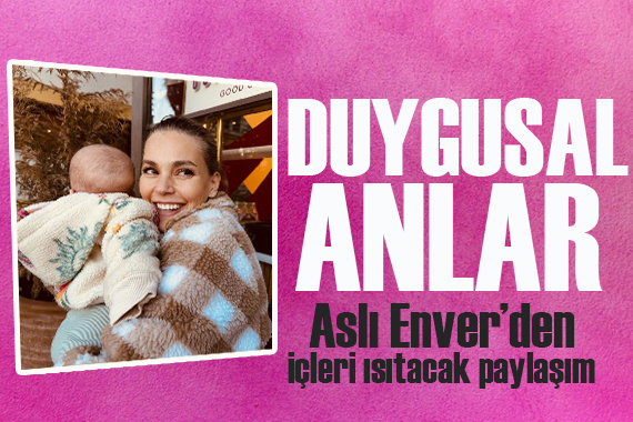 Aslı Enver kızı Elay ın emeklediği anları ilk kez paylaştı!