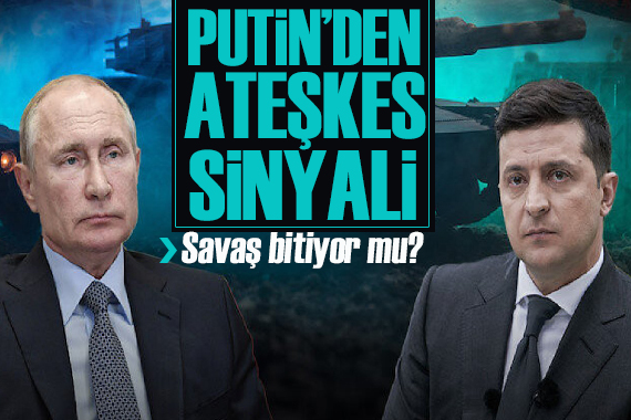 Savaş bitiyor mu? Putin den ateşkes sinyali