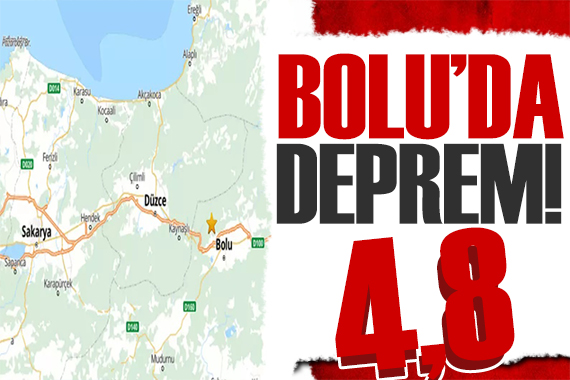 Bolu da şiddetli deprem! Birçok ilde hissedildi