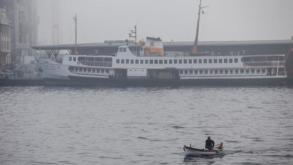 İstanbul da vapur seferleri durdu