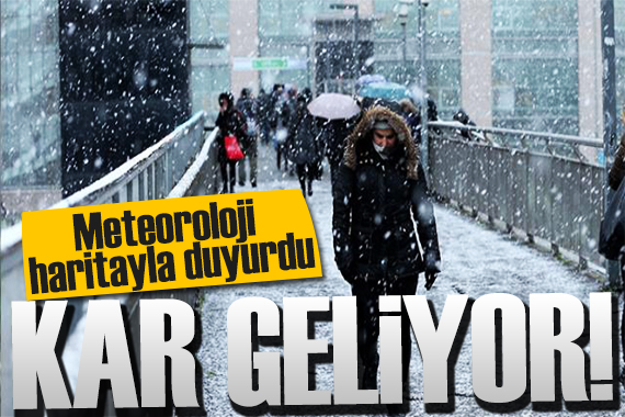 Meteoroloji tarih verip uyardı: Kar geliyor! İşte 16 Şubat hava durumu