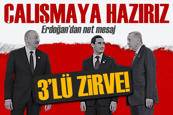 Erdoğan dan  Türkmen gazı  mesajı: Çalışmaya hazırız