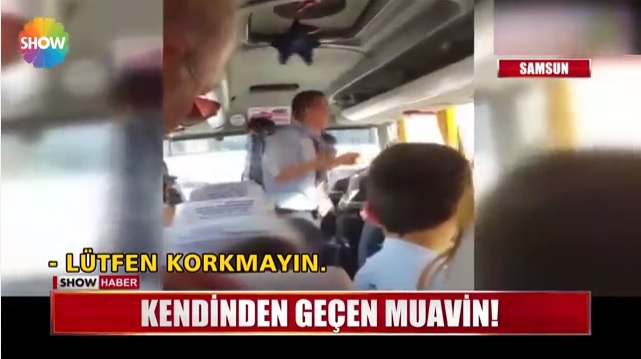 Sosyal medyayı sallayan muavin!