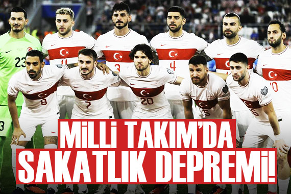 Milli Takım da İrfan Can Kahveci depremi!