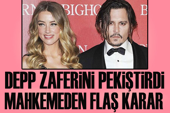 Johnny Depp-Amber Heard davasında yeni gelişme!