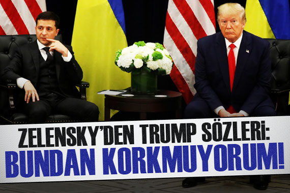 Zelenskiy: Trump ın başkan olmasından korkmuyorum