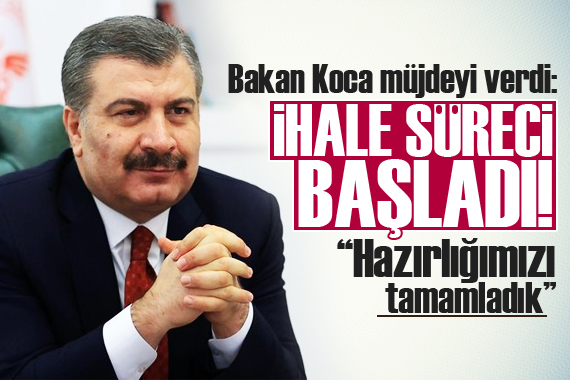 Bakan Koca: Ülkemizde aşı geliştirecek fabrikanın ihale süreci başladı