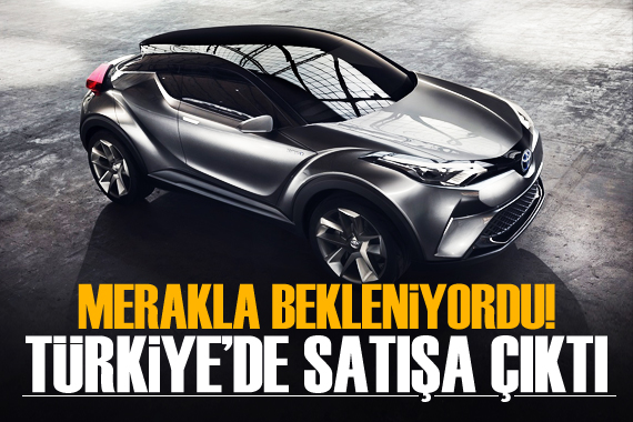 Yeni Toyota C-HR Türkiye de satışa sunuldu