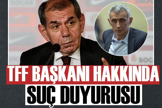 Dursun Özbek, İbrahim Hacıosmanoğlu hakkında suç duyurusunda bulundu