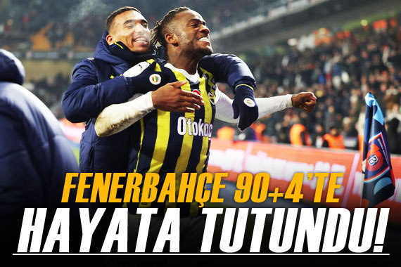 Fenerbahçe 90+4 te hayata tutundu!