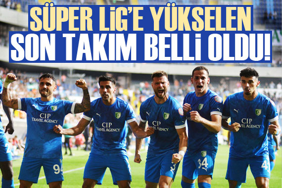 Süper Lig e yükselen son takım belli oldu!