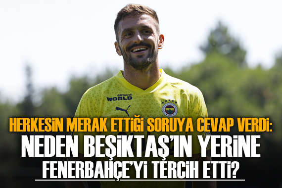 Tadic açıkladı! Neden Beşiktaş yerine Fenerbahçe yi tercih etti