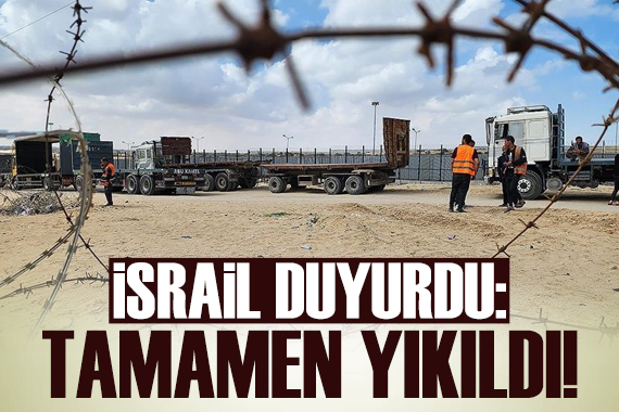 İsrail: Refah Sınır Kapısı kullanılamaz halde