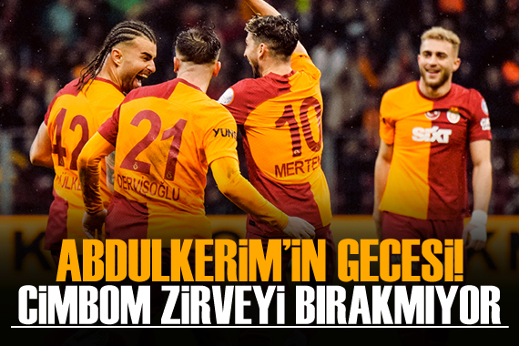 Galatasaray zirve takibini bırakmadı!