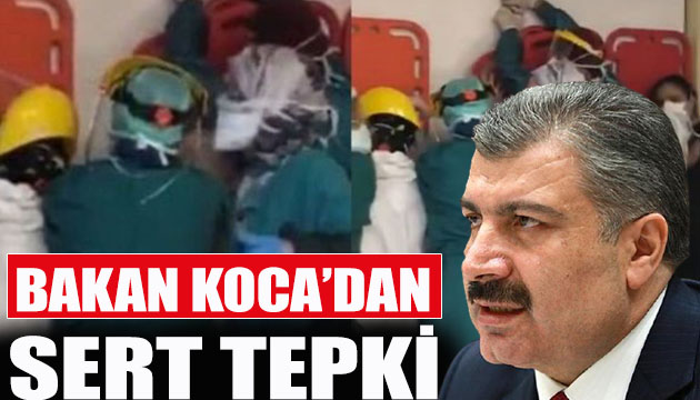 Bakan Koca dan o olaya tepki