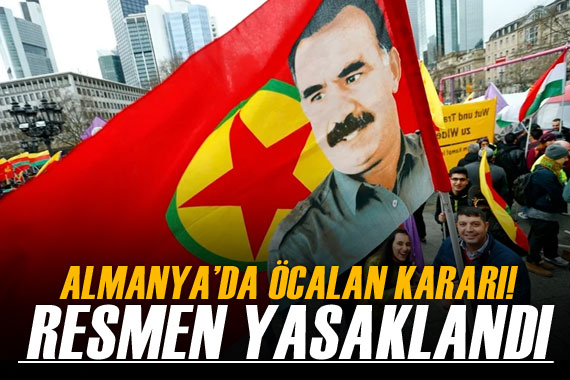 Almanya da Öcalan ın fotoğrafı yasaklandı