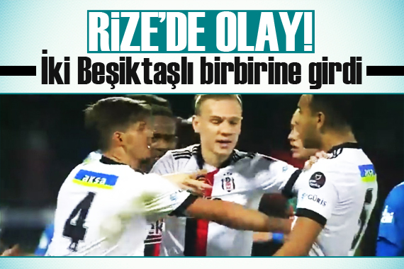 Rize de olay! İki Beşiktaşlı birbirine girdi