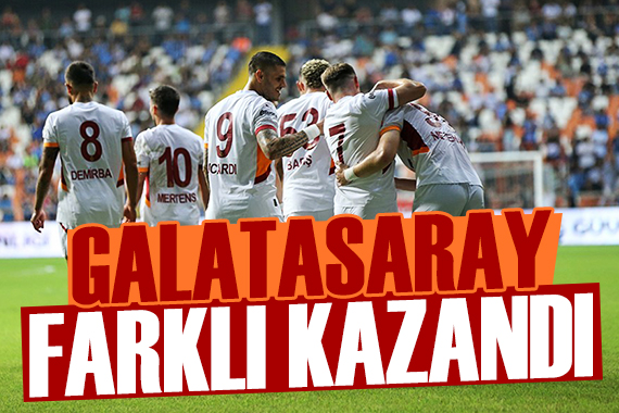 Galatasaray Süper Lig de farklı kazandı