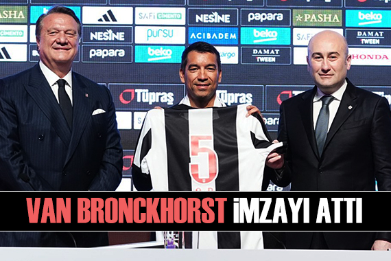 Van Bronckhorst a resmi imza töreni