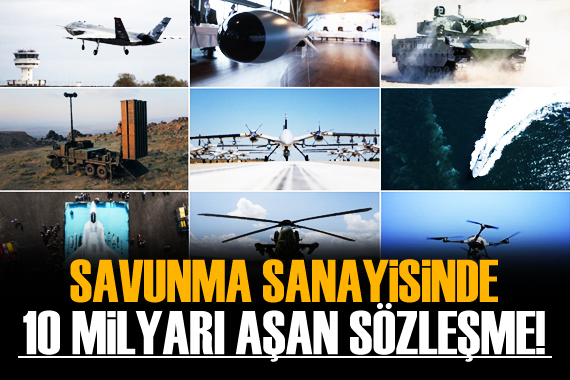 Savunma sanayide 10,24 milyar doları aşan sözleşmeler imzalandı