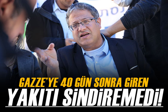 İsrailli bakanlar 40 gün sonra Gazze ye giren yakıtı sindiremedi