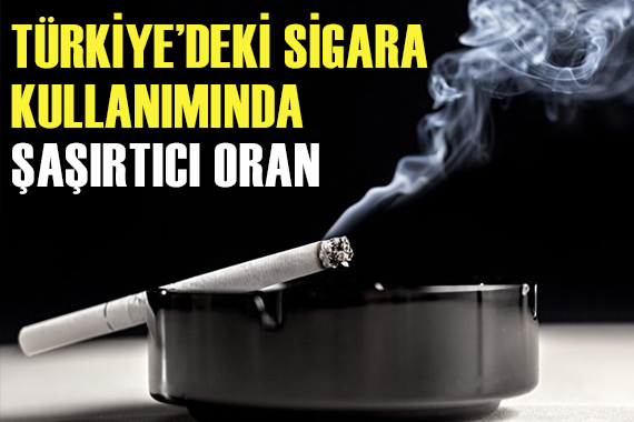 Türkiye deki sigara kullanımında şaşırtıcı oran!