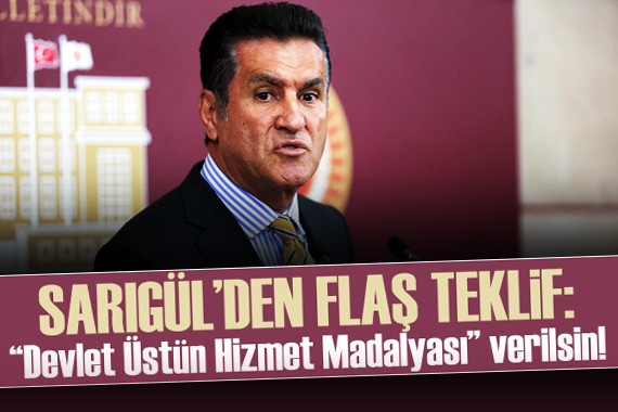 Mustafa Sarıgül, Ergin Ataman a Devlet Üstün Hizmet Madalyası verilmesini teklif etti