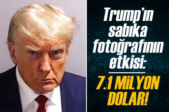 Trump’ın sabıka fotoğrafının etkisi: 7.1 milyon dolar