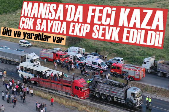 Servis otobüsü kamyona çarptı: Ölü ve yaralılar var!