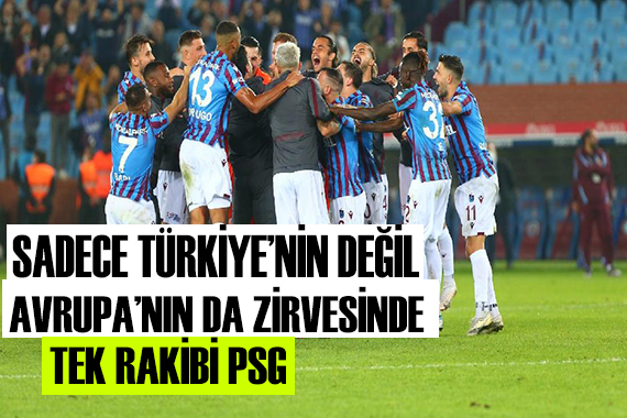 Trabzonspor Avrupa nın da zirvesinde!